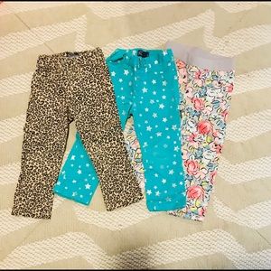Lot of 3 size 2T bottoms. Great Condition